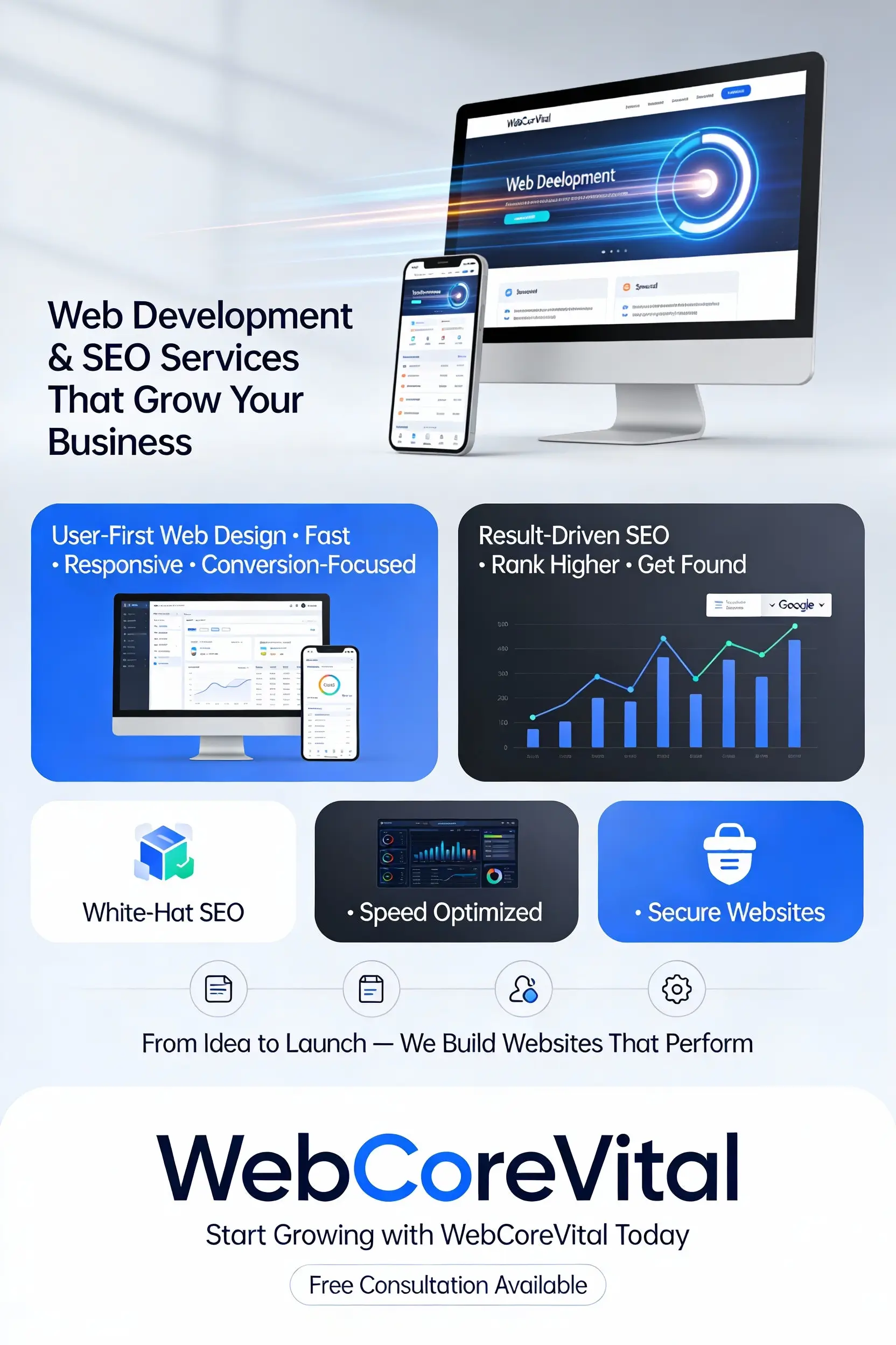 WebCoreVital Web Development and SEO Services