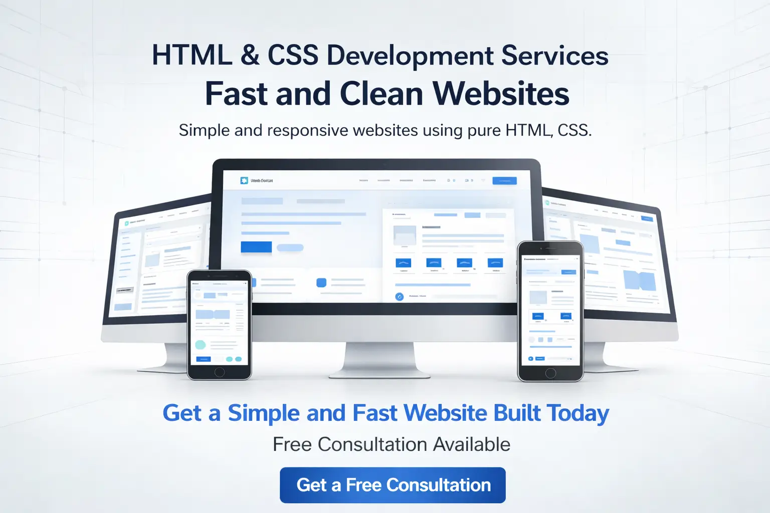 HTML & CSS Development Services